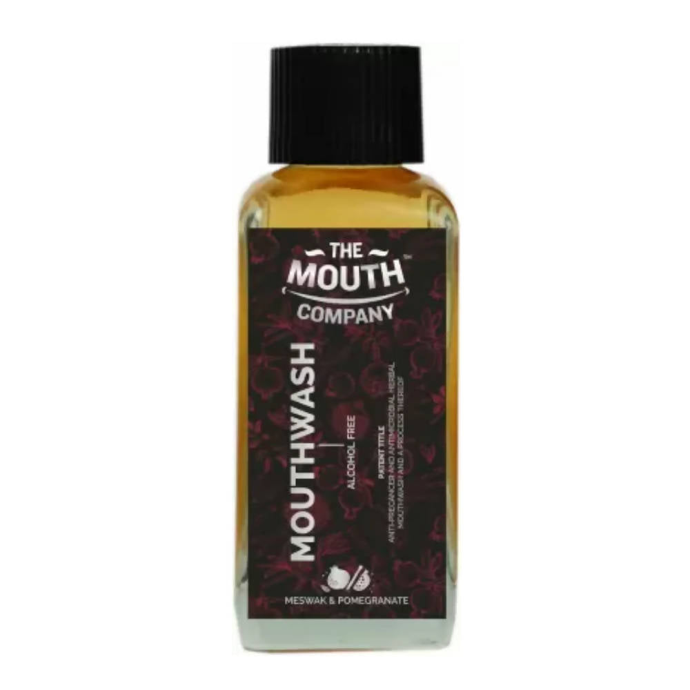 The Mouth Company Meswak & Pomegranate Mouthwash | Grocsy