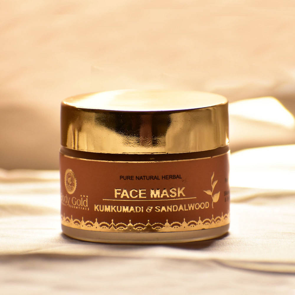 Body Gold Face Mask - Sandal & Kumkumadi | Grocsy