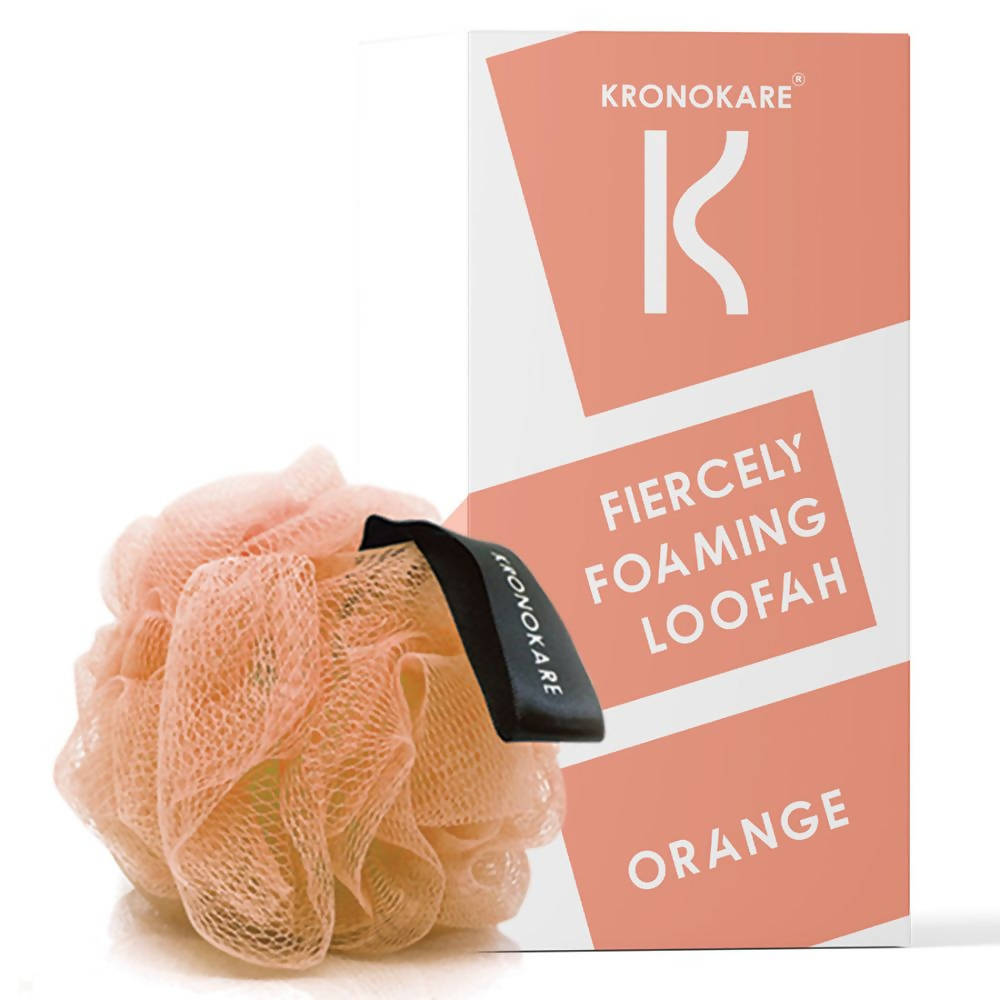 Kronokare Fiercely Foaming Orange Loofah | Grocsy