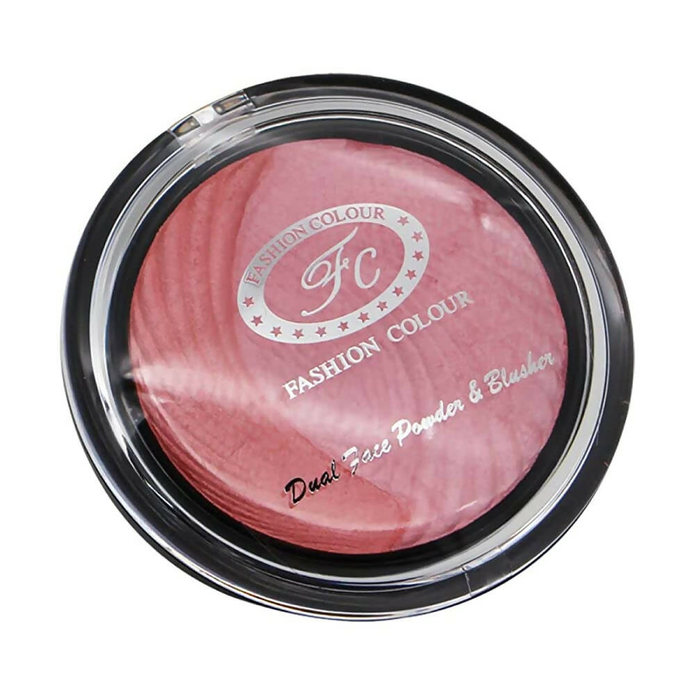Fashion Colour Dual Face Powder and Blusher-Shade 02 (Indian Fair) | Grocsy
