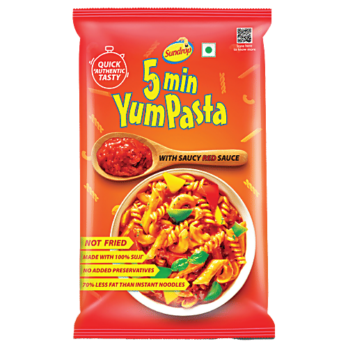 Sundrop 5 Min Yum Pasta - With Red Sauce | Grocsy