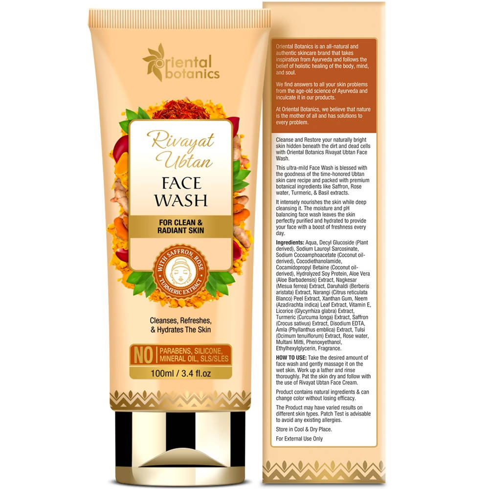Oriental Botanics Rivayat Ubtan Face Wash | Grocsy