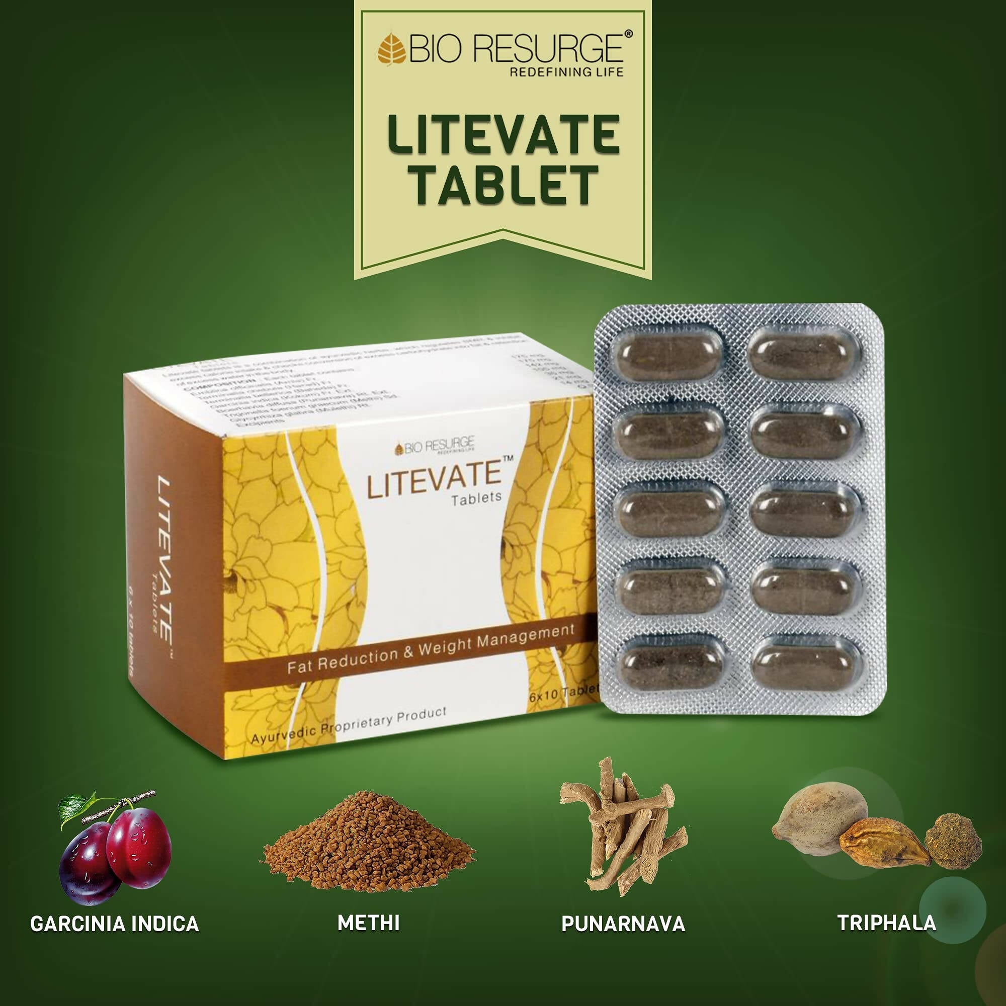 Bio Resurge Life Litevate Tablets | Grocsy