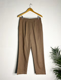 trueBrowns Beige Men's Gauze Pant | Grocsy