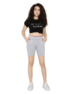 Asmaani Silver Color Short Pant with Two Side Pockets | Grocsy