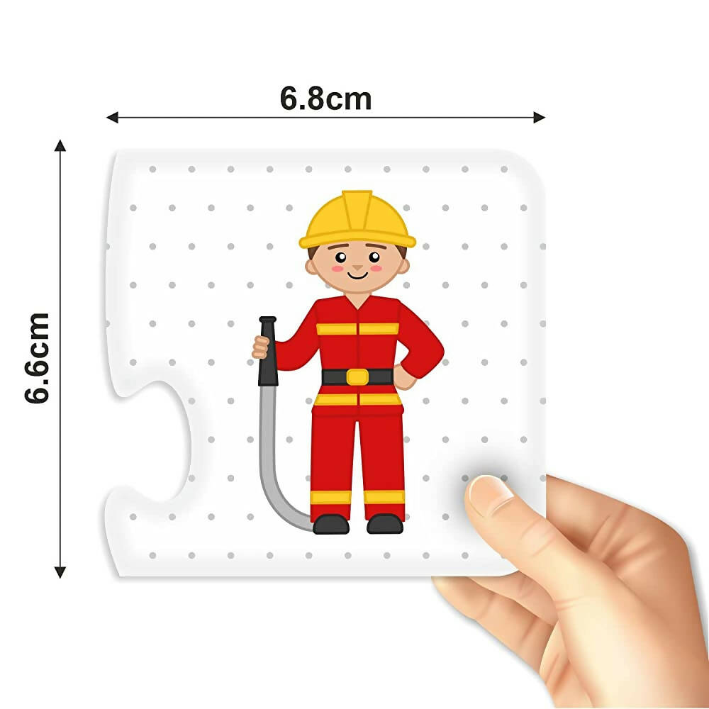 Webby Our Profession 2 Pieces Learning Pack Jigsaw Puzzle for Kids | Grocsy