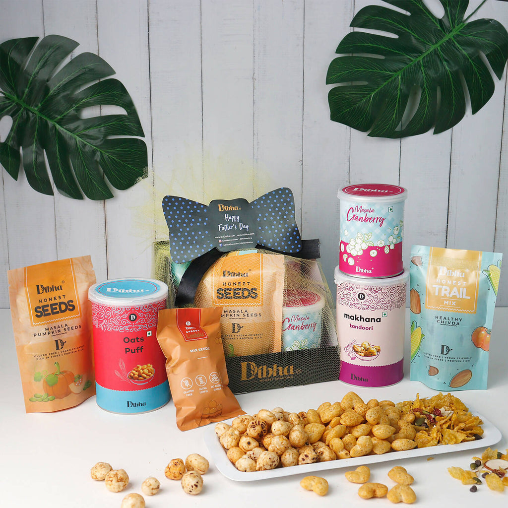 Dibha - Honest Snacking Best DAD Special Gift Hamper | Grocsy