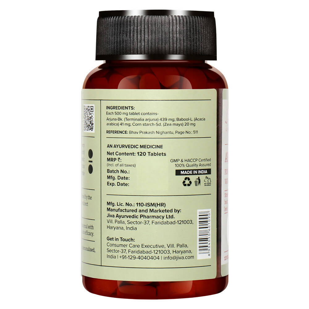 Jiva Ayurveda Arjuna Tablets | Grocsy