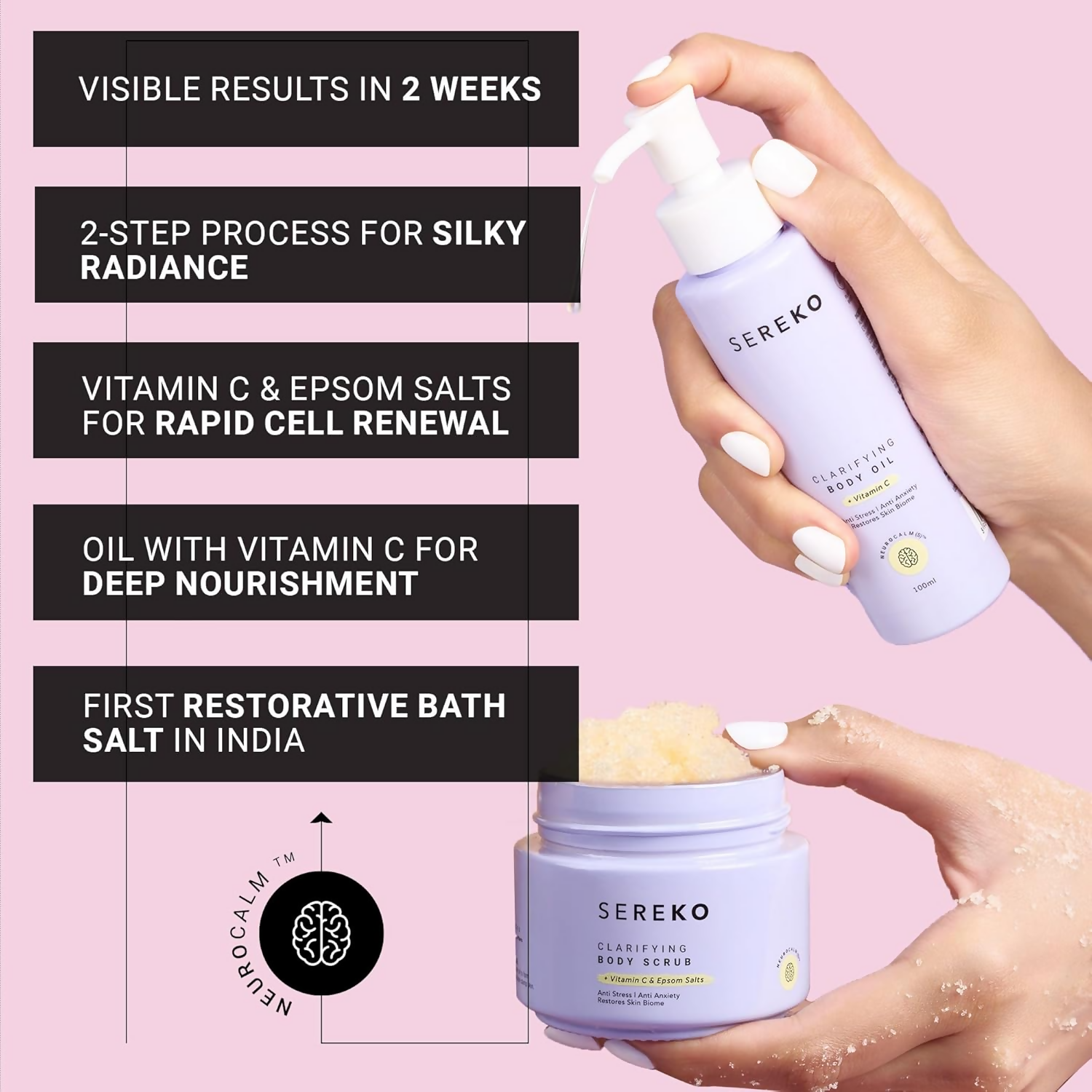 SEREKO Vitamin C Body Exfoliating Kit | Grocsy