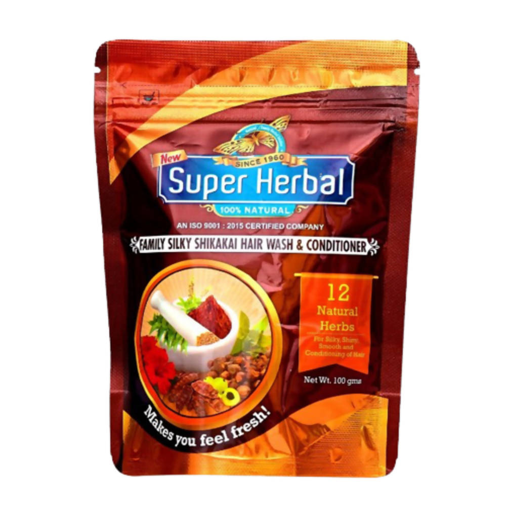 Super Herbal Family Silky Shikakai Hair wash & Conditioner | Grocsy