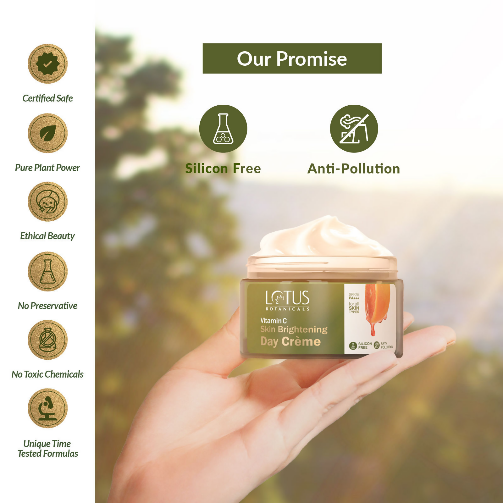 Lotus Botanicals Skin Brightening Day Cream | Grocsy