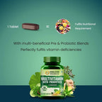 Himalayan Organics Multivitamin With Probiotics Vegetarian Tablets | Grocsy