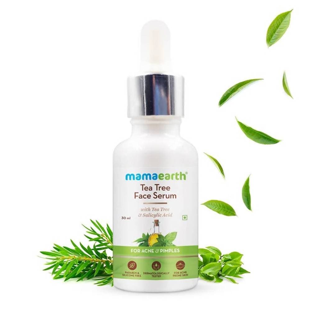 Mamaearth Tea Tree Face Serum For Acne & Pimples | Grocsy