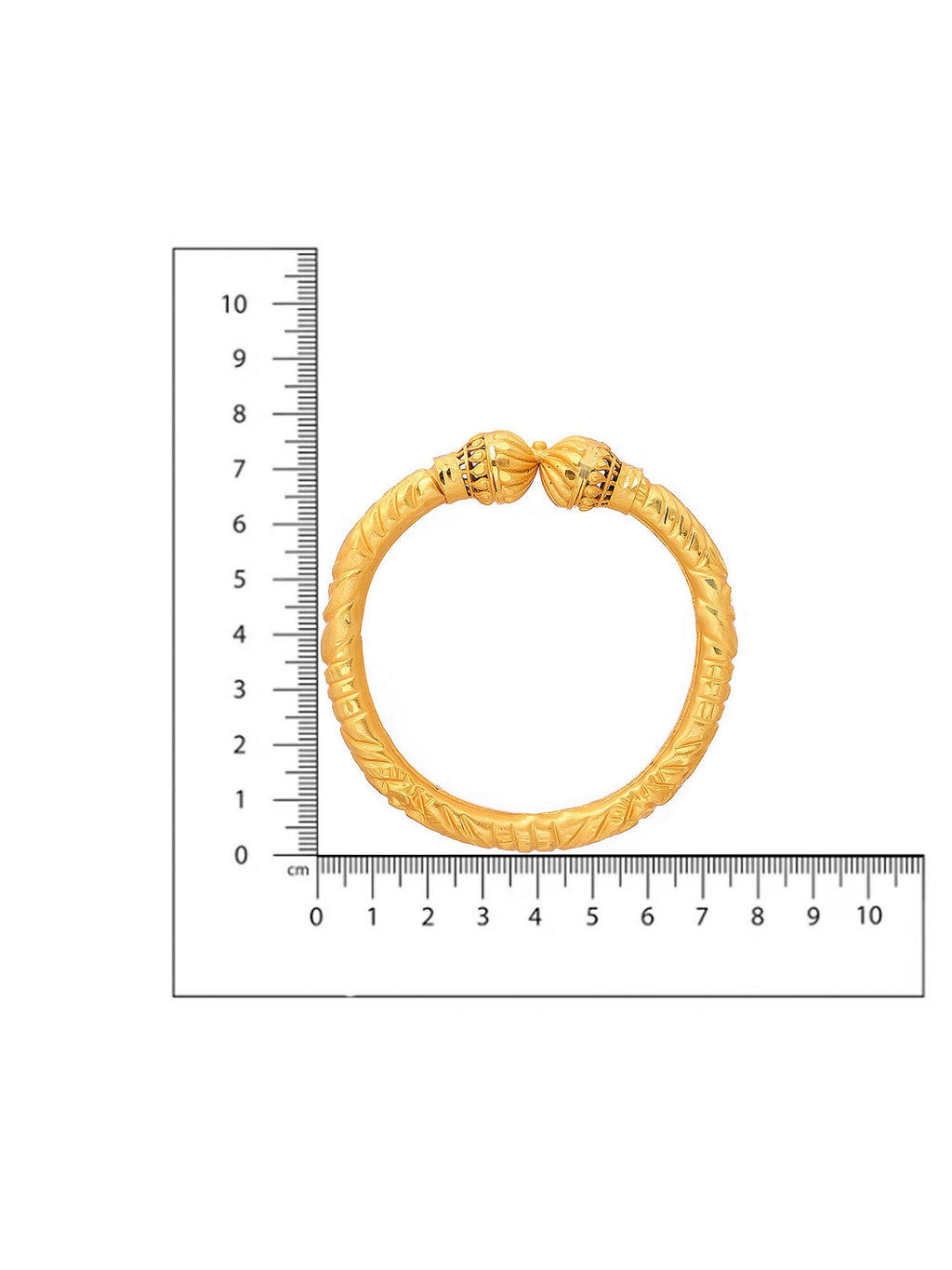 Ruby Raang Golden Bangle | Grocsy
