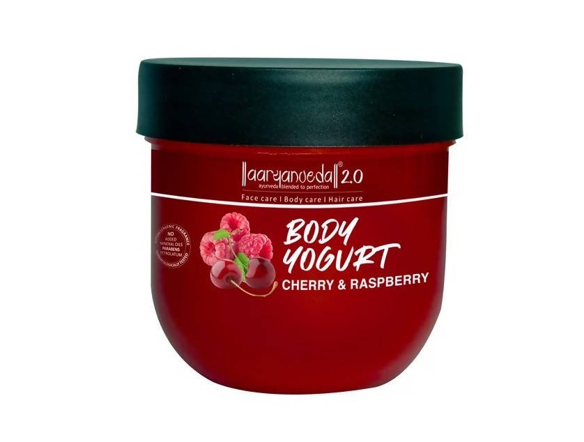 Aaryanveda Body Yogurt - Cherry & Raspberry | Grocsy