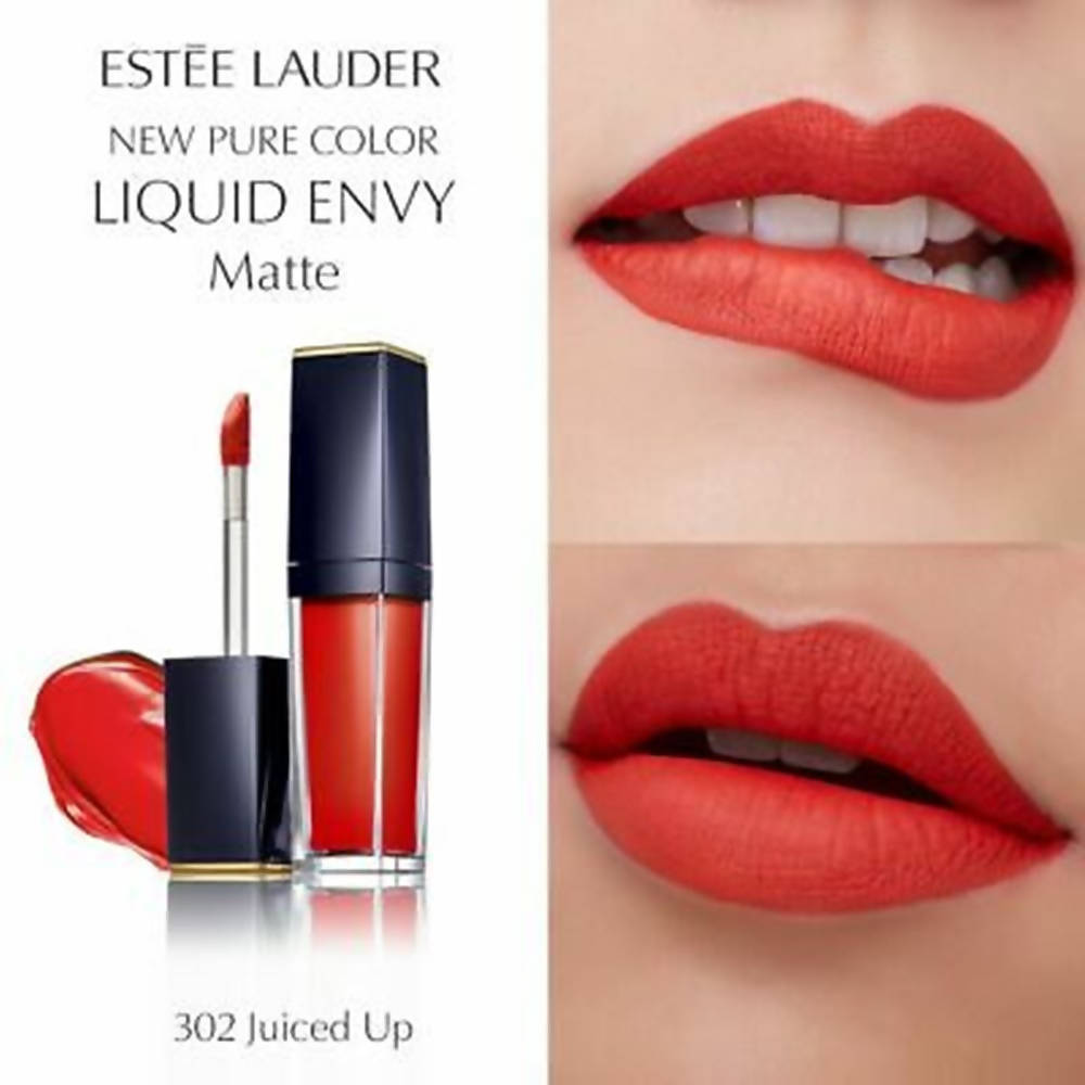 Estee Lauder Pure Color Envy Paint-On Liquid Matte LipColor - 302 Juiced Up | Grocsy