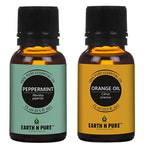 Earth N Pure Orange & Peppermint Essential Oils | Grocsy
