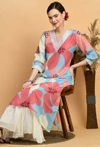 Joban Fashion Print Maslin Kurta Set | Grocsy