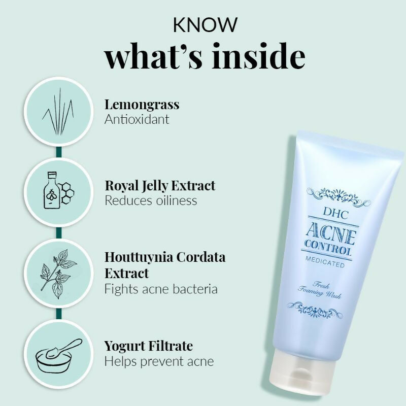 DHC Beauty Acne Control Fresh Foaming Wash | Grocsy