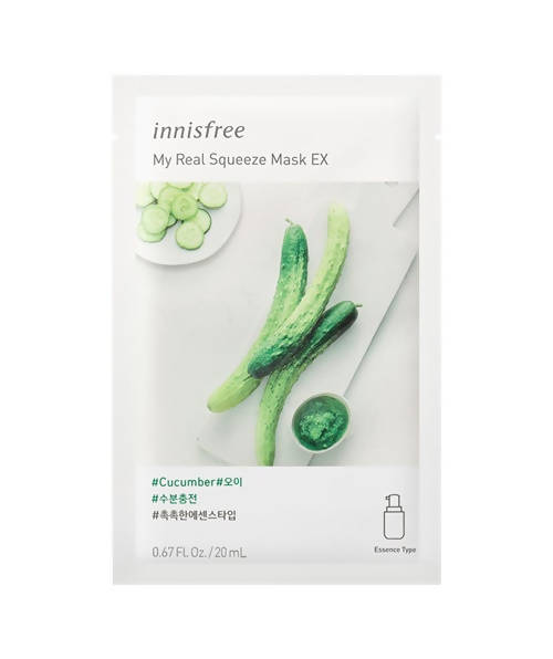 Innisfree My Real Squeeze Mask EX - Cucumber | Grocsy