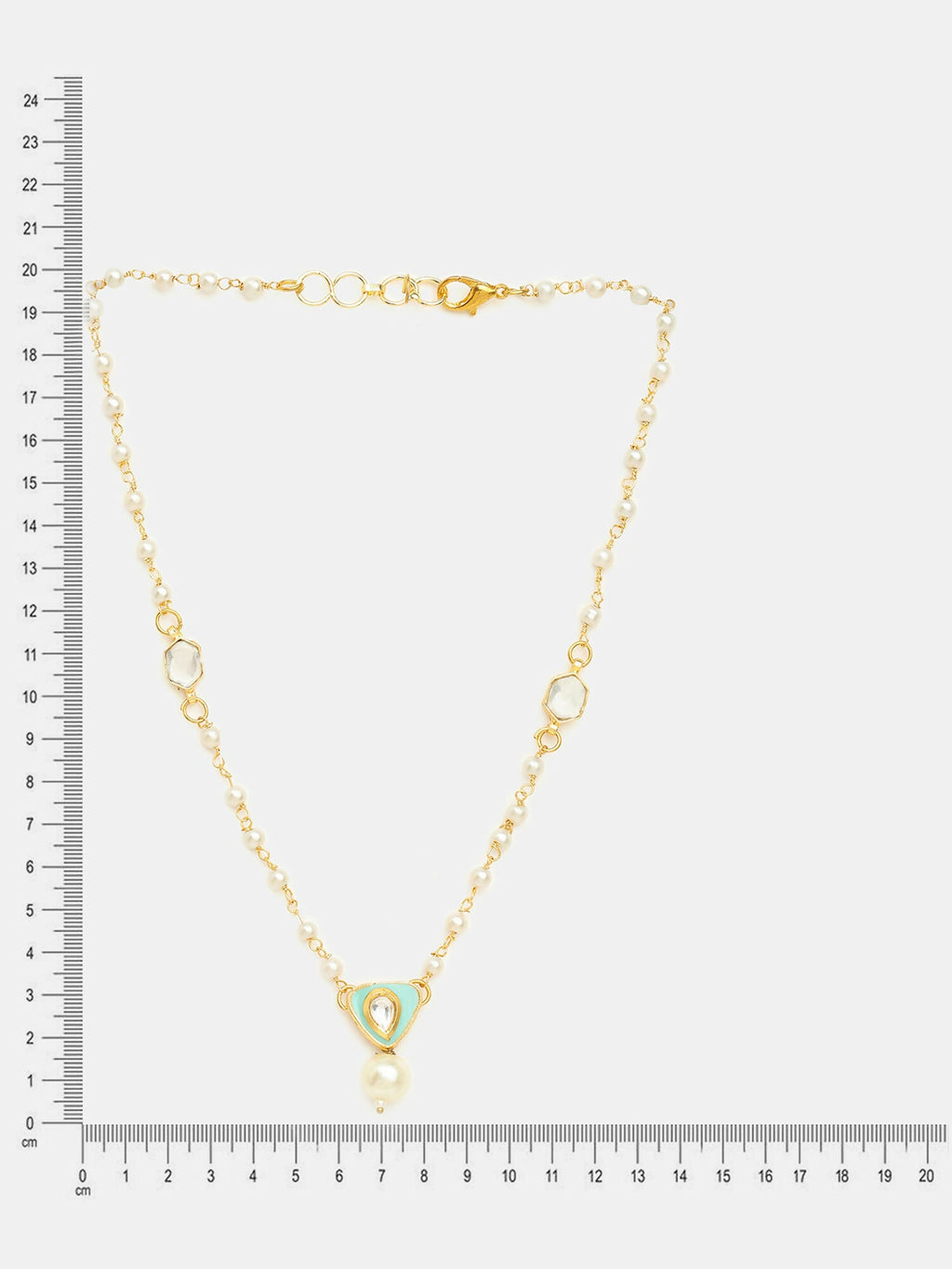 Ruby Raang Sheesh Mahal Necklace | Grocsy