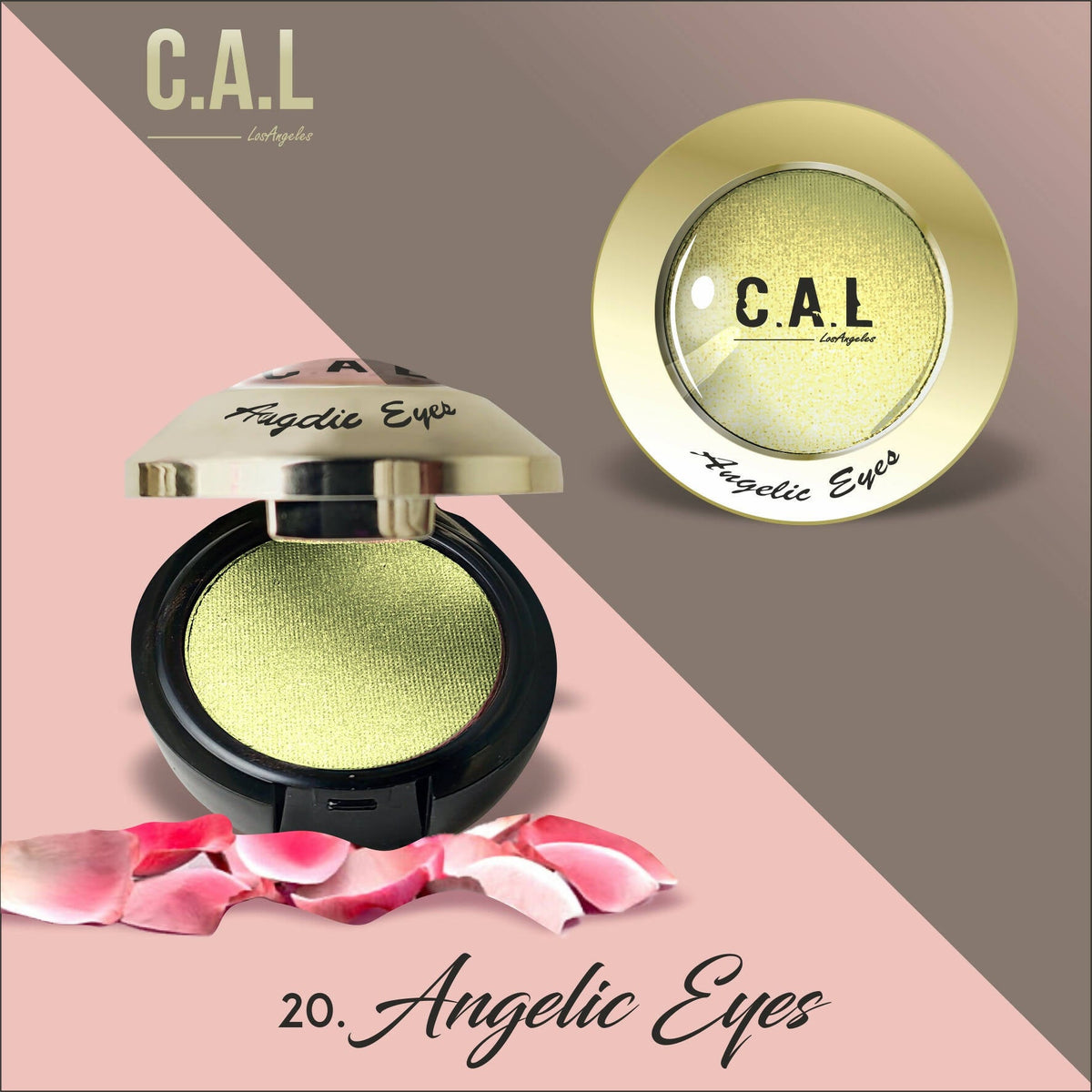 CAL Los Angeles Angelic Eye Shadow (Single Eyes) 20-Green | Grocsy
