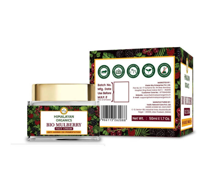 Himalayan Organics Bio Mulberry Face Cream | Grocsy