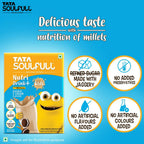 Tata Soulfull Nutri Drink+ For Kids With Millets - Cookie & Cream Flavor | Grocsy