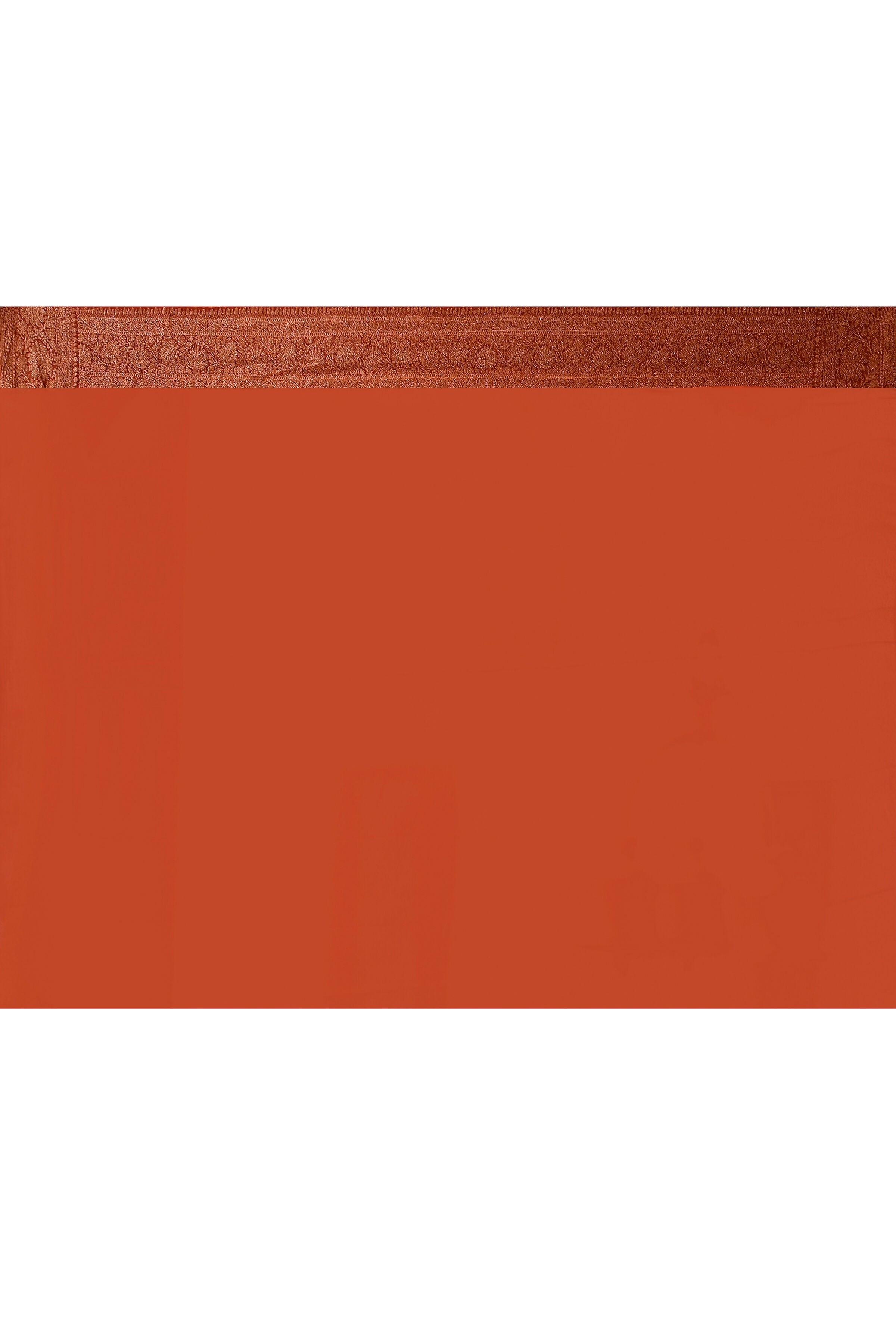 Joban Fashion Amber Crepe Chiffon Pure Handloom Banarasi Silk Saree | Grocsy