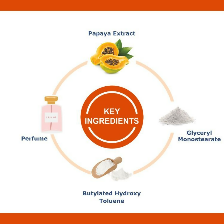 Oxyglow Herbals Papaya Bleach Cream | Grocsy