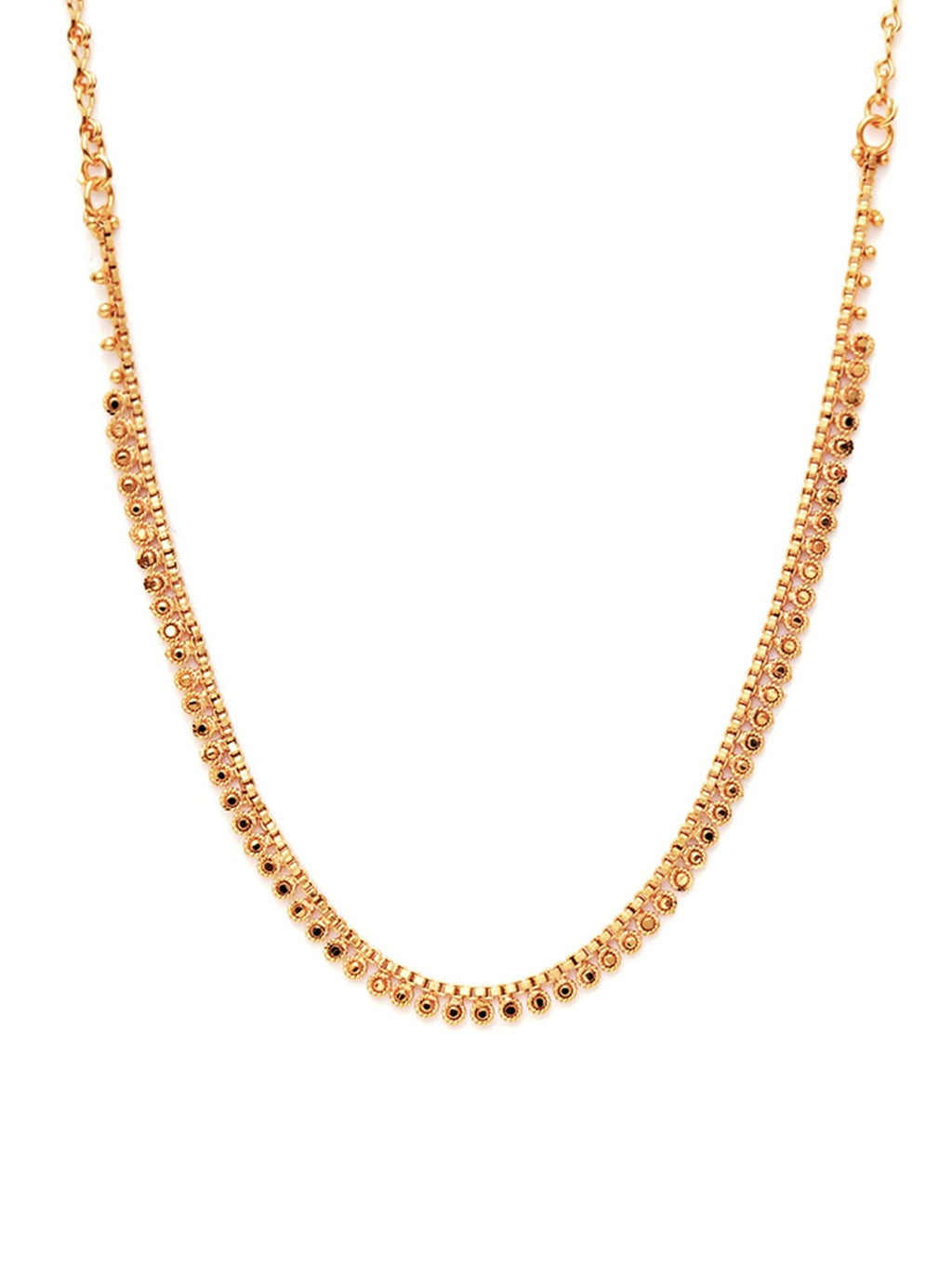 Gold plating jewellery set (Gold) - Ruby Raang | Grocsy