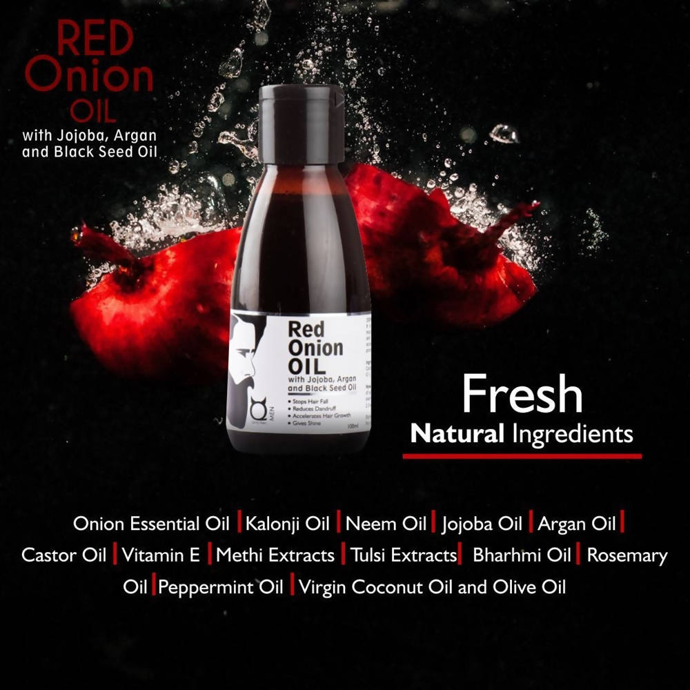 Qraa Men Red Onion Oil | Grocsy