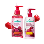 mCaffeine Brightening Raspberry Rush Body Wash & Serum Lotion | Grocsy