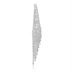 Trendoo Jewelry Silver Diamonds Drops