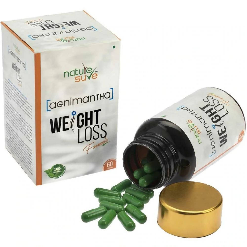 Nature Sure Agnimantha Weight Loss Capsules | Grocsy
