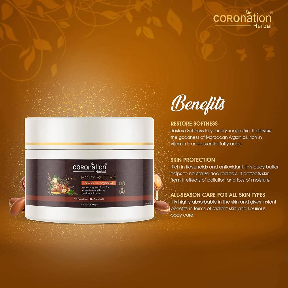 Coronation Herbal Moroccan Argan Oil Body Butter | Grocsy