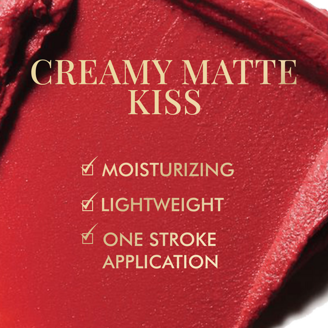 mCaffeine Shades Creamy Matte Kiss Bullet Lipstick Moisturizing Lightweight - Spicy Martini | Grocsy