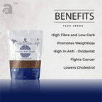 Anveshan Organic Roasted Flax Seeds | Grocsy
