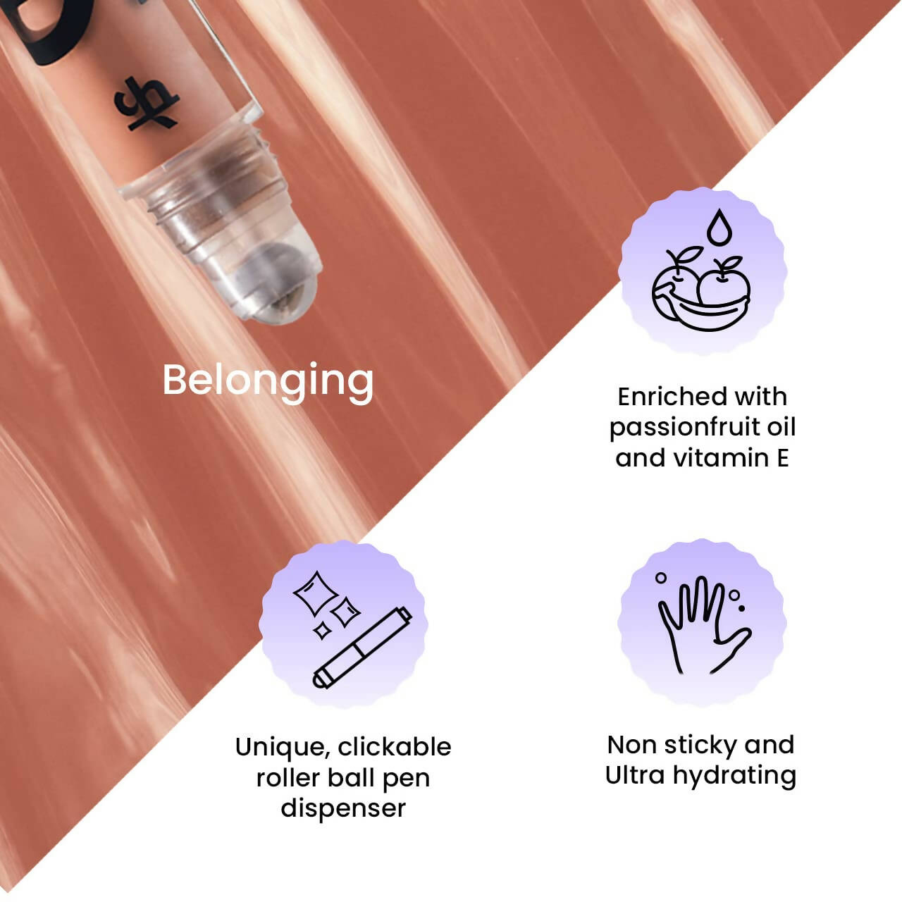 FAE Beauty Belonging Peachy Brown Lip Gloss | Grocsy