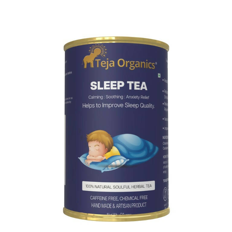 Teja Organics Sleep Herbal Tea | Grocsy