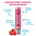 Chicnutrix Glow + Super C + Bounce Effervescent Tablets Combo - Vitamin C with Skin Care and Hairfall Control Bundle | Grocsy
