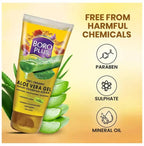 Boroplus 100% Organic Aloe Vera Gel Haldi Chandan Kesar | Grocsy