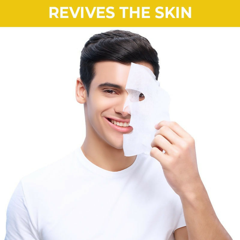 Nykaa Skin Secrets Indian Rituals Lemon + Honey Sheet Mask For Glowing & Clear Skin | Grocsy
