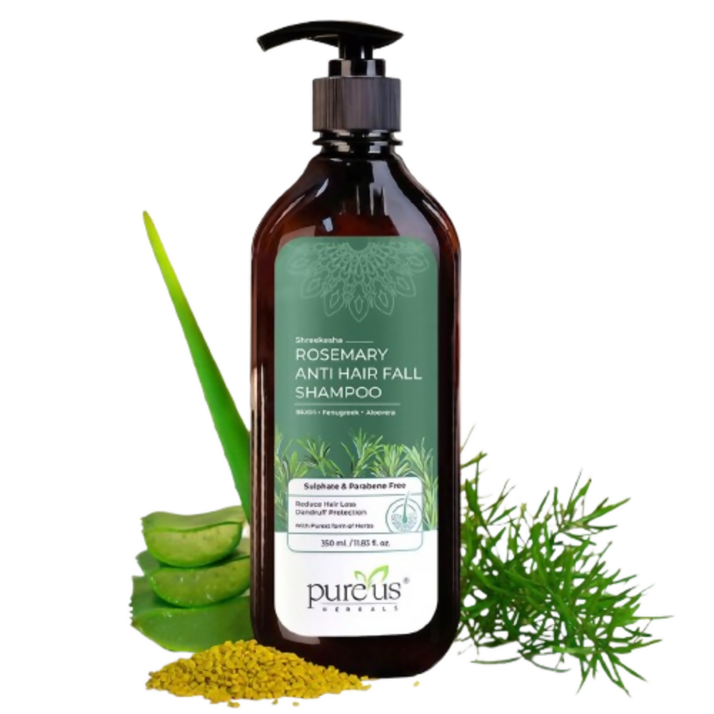 Pureus Herbals Shreekesha Rosemary Anti Hair Fall Shampoo | Grocsy