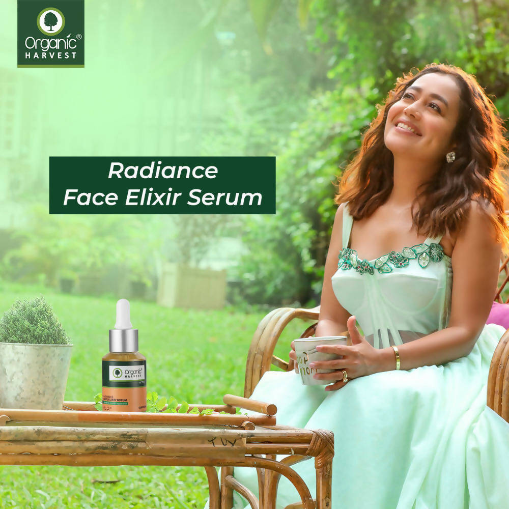 Organic Harvest Activ Saffron Radiance Face Elixir Serum | Grocsy