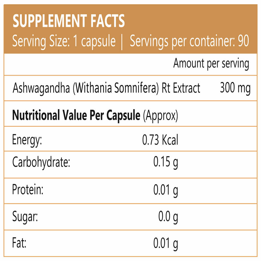 NLife Ashwagandha Capsules | Grocsy
