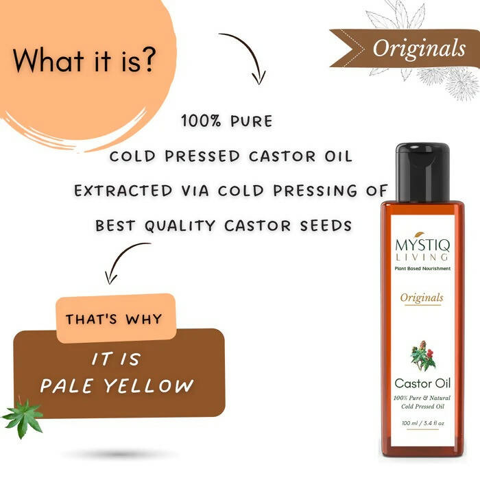Mystiq Living Originals Castor Oil | Grocsy