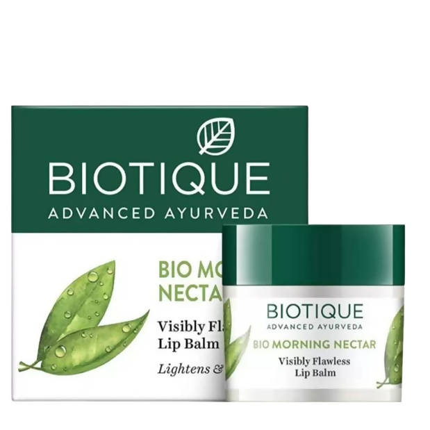Biotique Bio Morning Nectar visibly Flawless Lip Balm | Grocsy