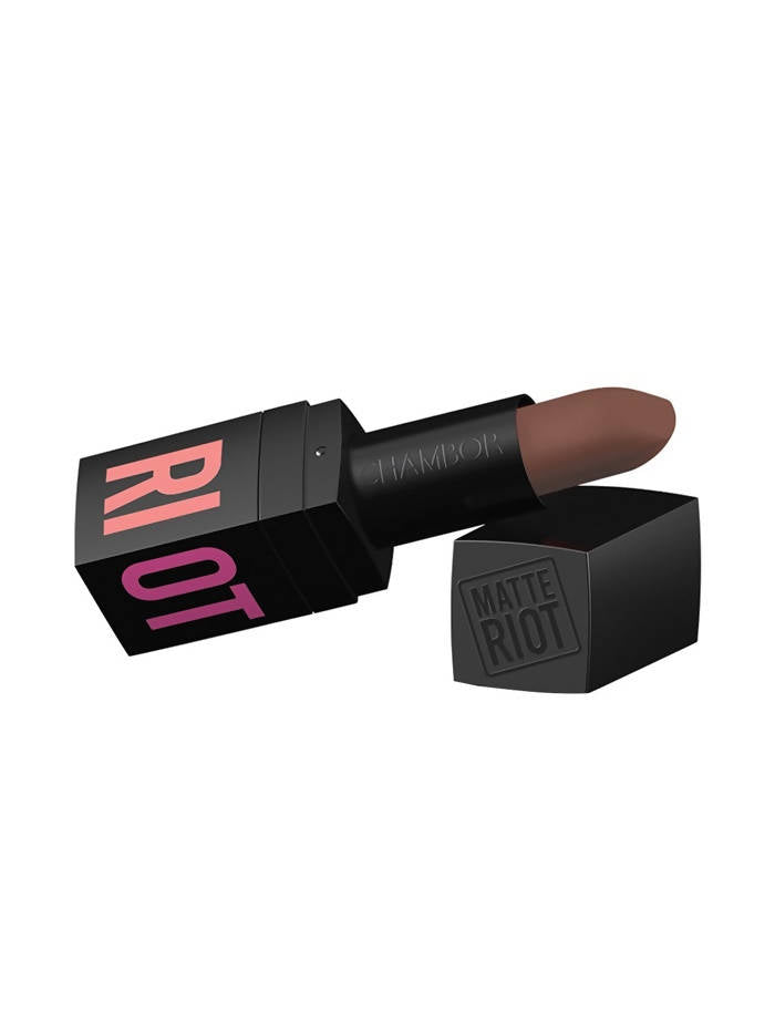 Chambor Brown Matte Riot Lipstick 287 | Grocsy
