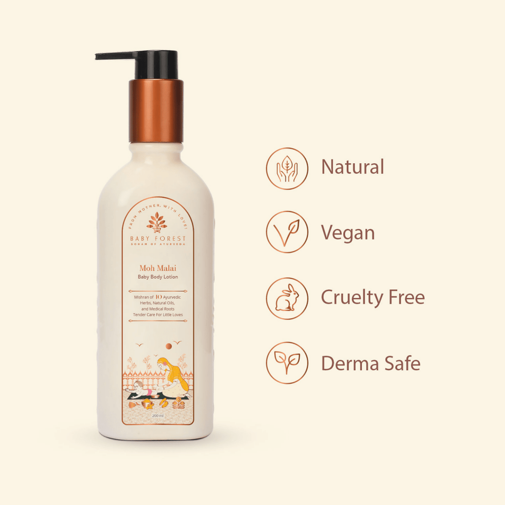 Baby Forest Moh Malai Baby Body Lotion | Grocsy
